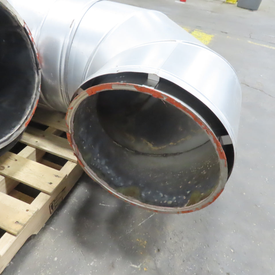 Metal Fab 16PIC90L / 16PIC36 16" Double Wall Stainless Steel Vent Pipe