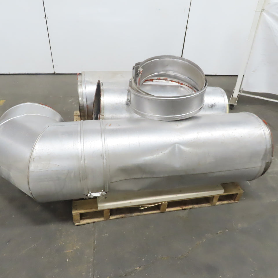 Metal Fab 16PIC90L / 16PIC36 16" Double Wall Stainless Steel Vent Pipe