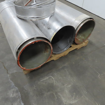 Metal Fab 16PIC90L / 16PIC36 16" Double Wall Stainless Steel Vent Pipe