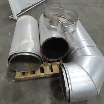 Metal Fab 16PIC90L / 16PIC36 16" Double Wall Stainless Steel Vent Pipe