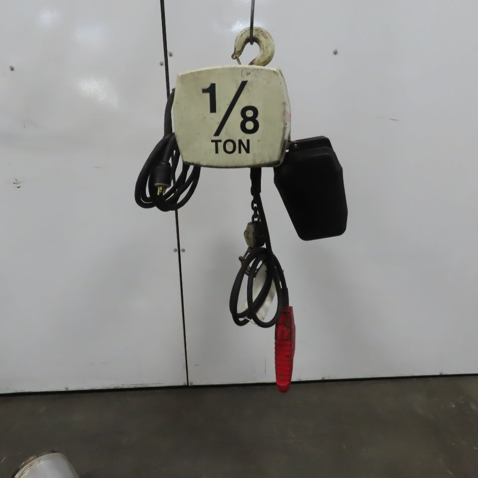 Coffing JLC0232-1-10 Electric Chain Hoist 1/8 Ton 32FPM 10' Lift 115/230 1Ph