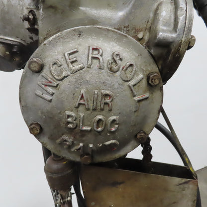 Ingersoll Rand LC7 Pneumatic Air Bloc Chain Hoist 700 Lb Capacity 9' Lift 10FPM