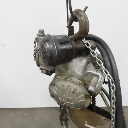 Ingersoll Rand LC7 Pneumatic Air Bloc Chain Hoist 700 Lb Capacity 9' Lift 10FPM