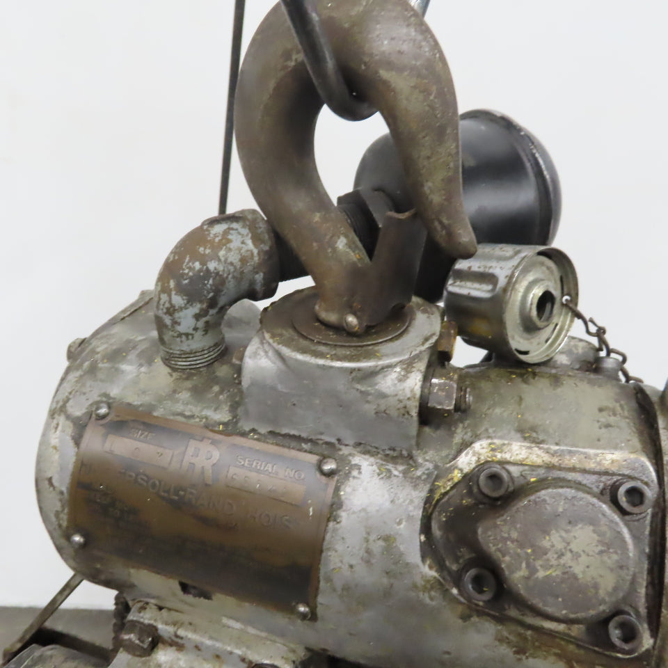Ingersoll Rand LC7 Pneumatic Air Bloc Chain Hoist 700 Lb Capacity 9' Lift 10FPM