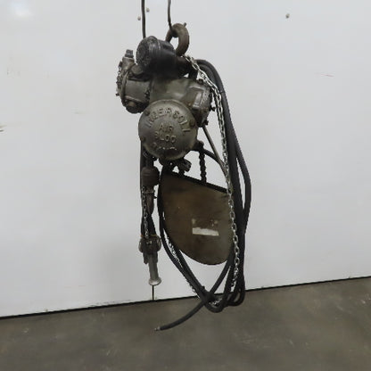 Ingersoll Rand LC7 Pneumatic Air Bloc Chain Hoist 700 Lb Capacity 9' Lift 10FPM