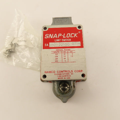 Namco EA 080-22100 Snap Lock 600V 5A Limit Switch