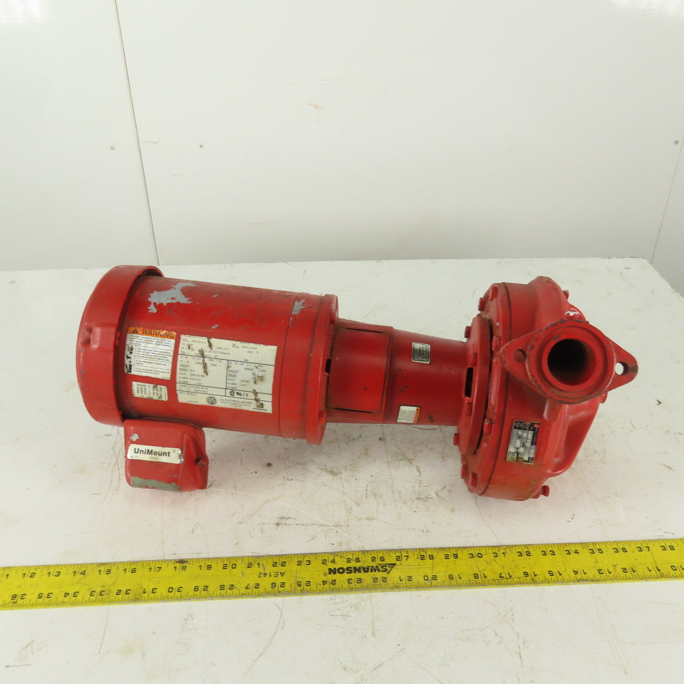 Bell & Gossett F054A Inline Circulating Pump 1.5 x 7 7BF 2HP 208-230/460V 3Ph