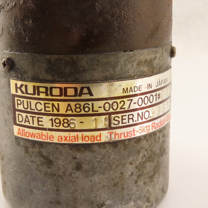 Kuroda A86L-0027-0001 Rotary Encoder With Shaft Adaptor 1/4"