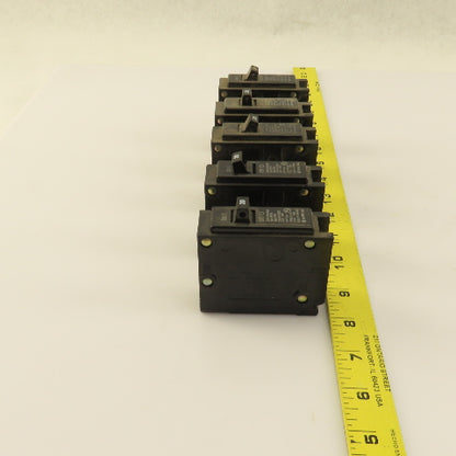 Cutler Hammer BR120 20 Amp Plug On Circuit Breaker 120/240VAC 1 Pole Lot Of 5