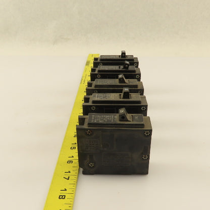 Cutler Hammer BR120 20 Amp Plug On Circuit Breaker 120/240VAC 1 Pole Lot Of 5