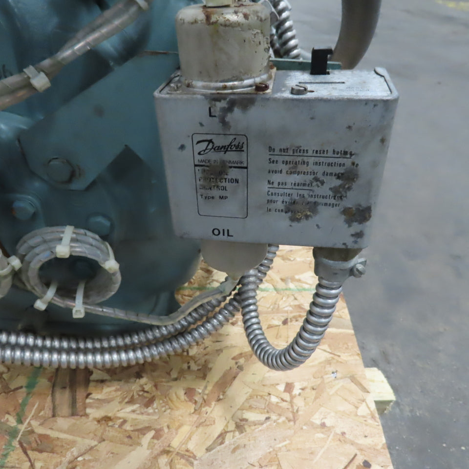Carlyle 06DR0130CA3250 2 HP Semi-Hermetic Reciprocating Compressor 208/230V 3Ph