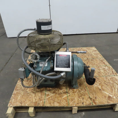 Carlyle 06DR0130CA3250 2 HP Semi-Hermetic Reciprocating Compressor 208/230V 3Ph