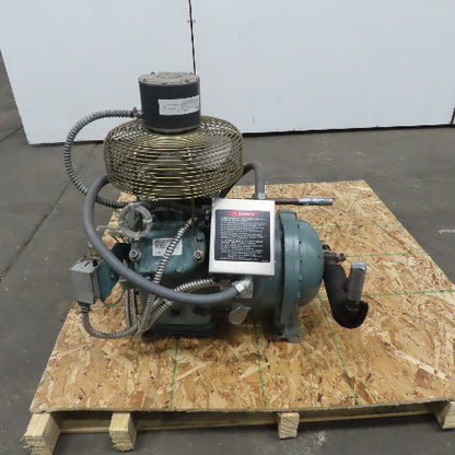 Carlyle 06DR0130CA3250 2 HP Semi-Hermetic Reciprocating Compressor 208/230V 3Ph