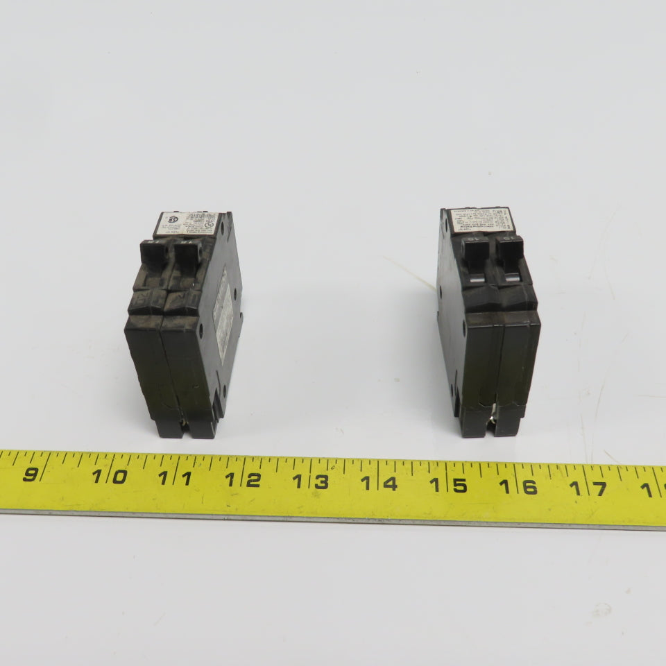 Siemens Q1515 15 Amp Dual Circuit Breaker Type QT 120/240VAC Lot Of 2