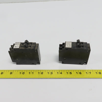 Siemens Q1515 15 Amp Dual Circuit Breaker Type QT 120/240VAC Lot Of 2