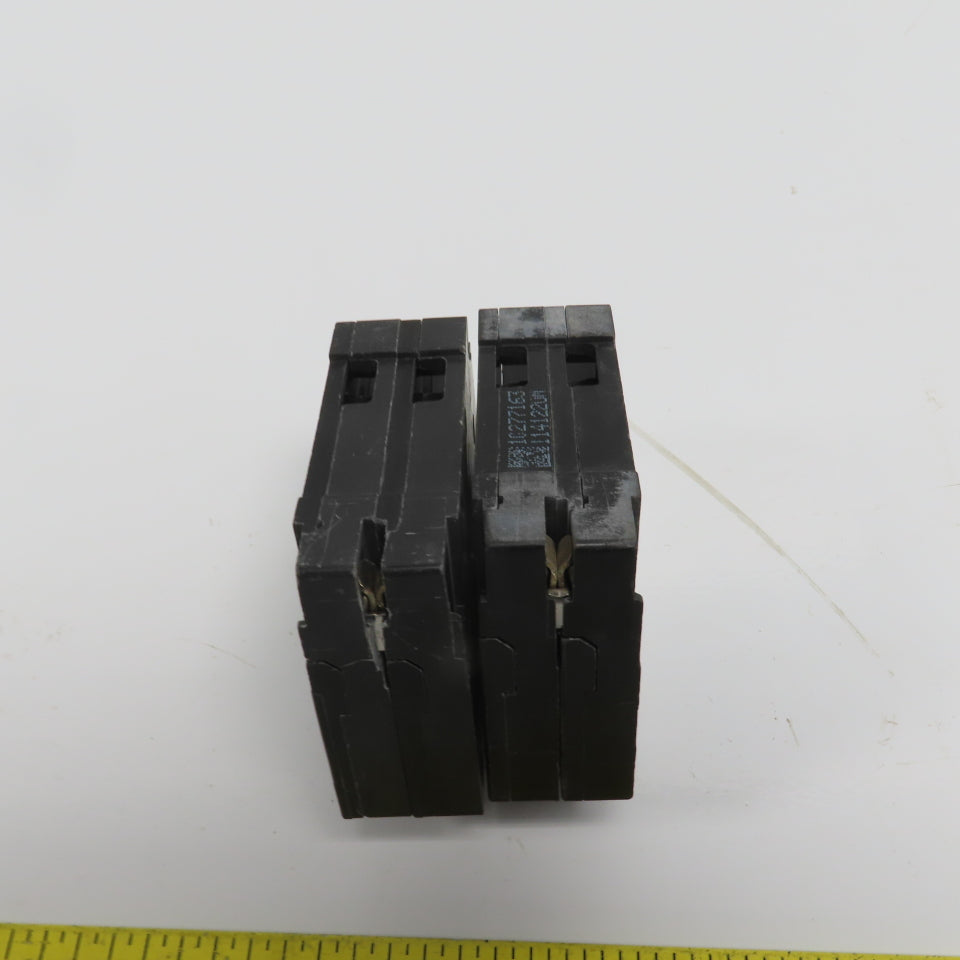 Siemens Q1515 15 Amp Dual Circuit Breaker Type QT 120/240VAC Lot Of 2