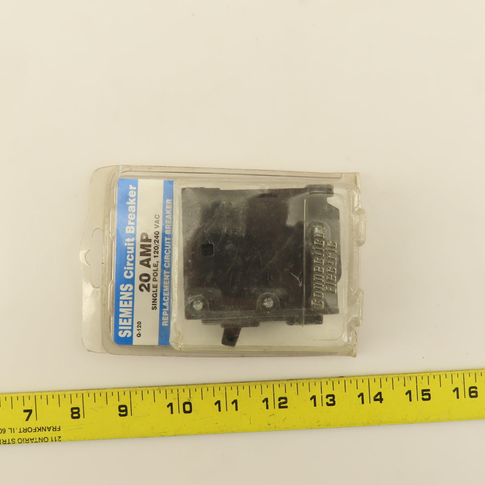 Siemens VPKQ120 20A 1 Pole Circuit Breaker 120/240VAC