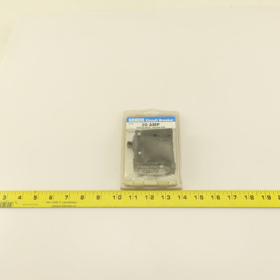 Siemens VPKQ120 20A 1 Pole Circuit Breaker 120/240VAC