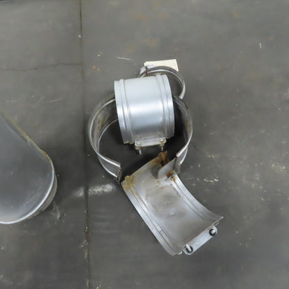 Metal Fab 6PIC 6" Stainless Steel Lined Chimney 56"+ 45° Elbow