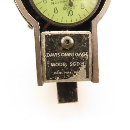 A G Davis Model SGD-2 Plain Track Omni Gage .0005"