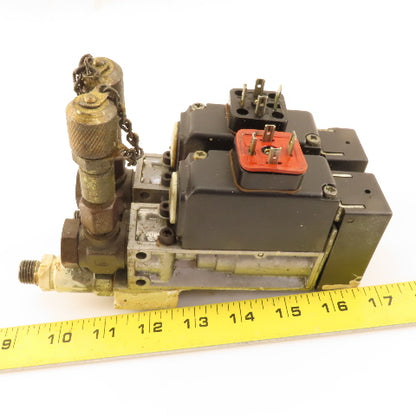 Herion 0821190 Hydraulic Pressure Valve 70 Bar 2 Valve Manifold