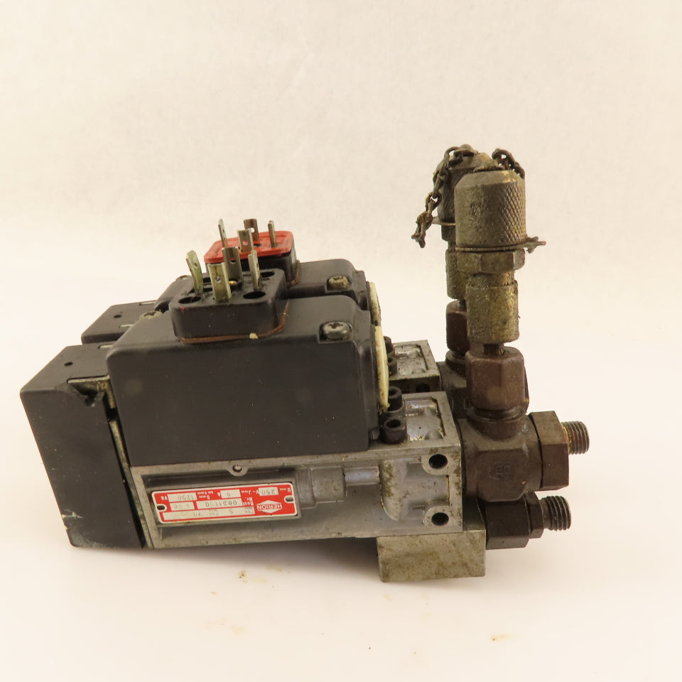 Herion 0821190 Hydraulic Pressure Valve 70 Bar 2 Valve Manifold