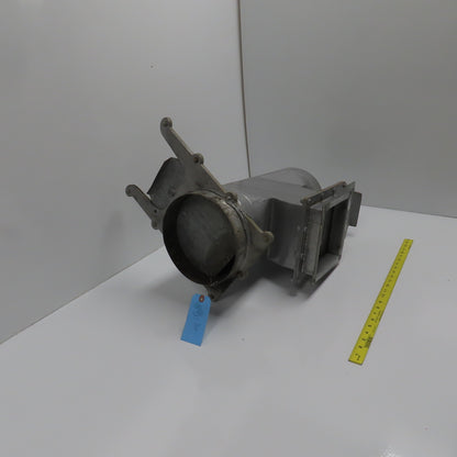 9" x 8-7/8" x 8" 16 Gauge Galvanized Metal Diverter Tee W/2 Manual Blastgates
