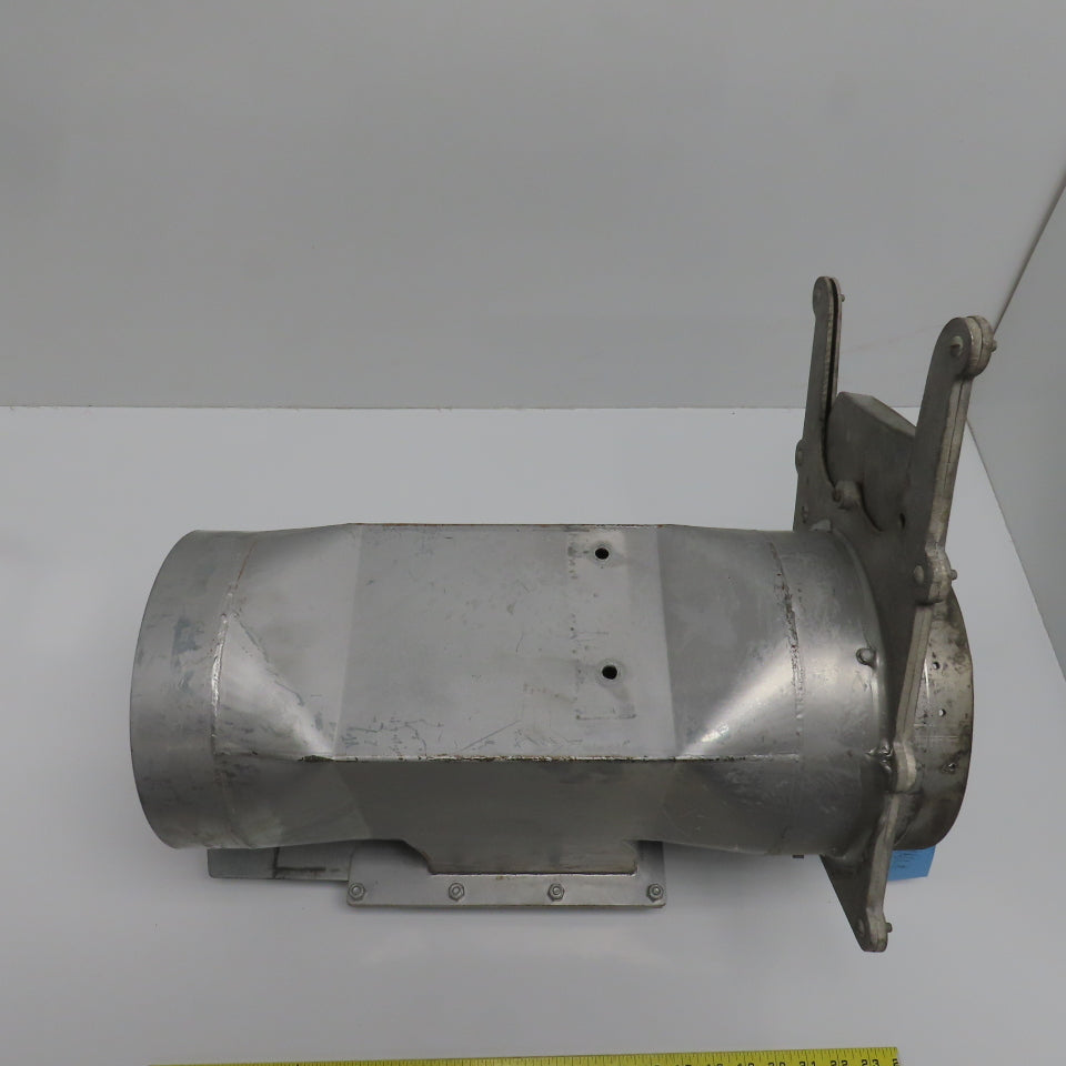 9" x 8-7/8" x 8" 16 Gauge Galvanized Metal Diverter Tee W/2 Manual Blastgates