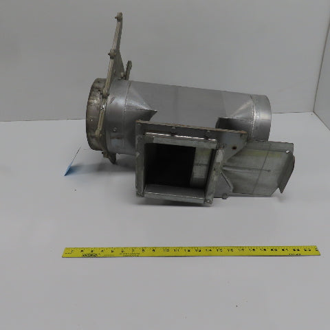 9" x 8-7/8" x 8" 16 Gauge Galvanized Metal Diverter Tee W/2 Manual Blastgates