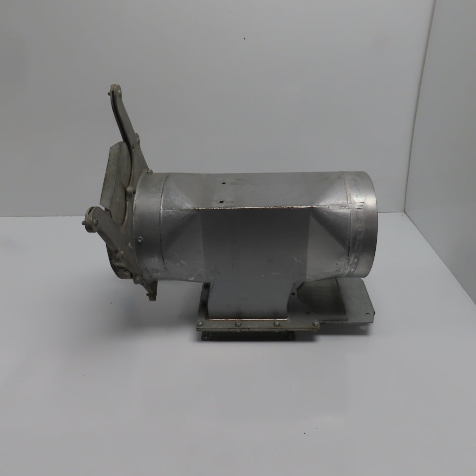 9" x 8-7/8" x 8" 16 Gauge Galvanized Metal Diverter Tee W/2 Manual Blastgates
