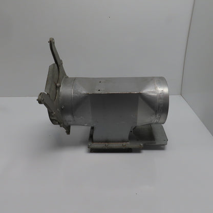 9" x 8-7/8" x 8" 16 Gauge Galvanized Metal Diverter Tee W/2 Manual Blastgates