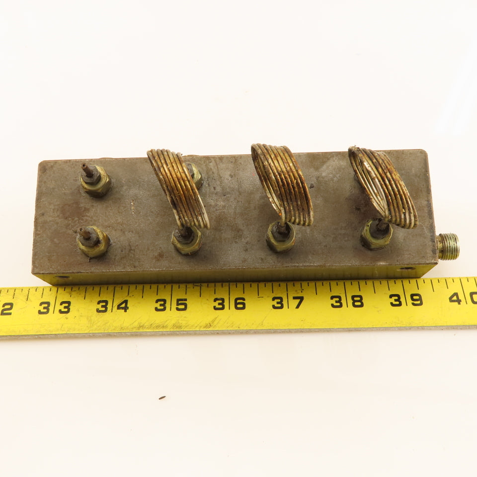 18 Multi Port Steel Block Hydraulic Manifold 3/8" Main Port  5/16" Secondary