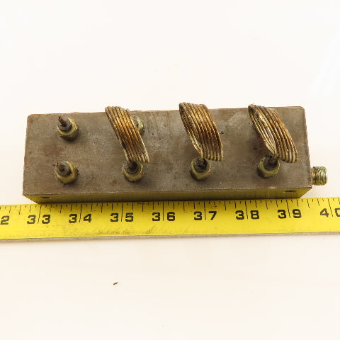 18 Multi Port Steel Block Hydraulic Manifold 3/8" Main Port  5/16" Secondary