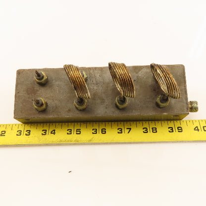 18 Multi Port Steel Block Hydraulic Manifold 3/8" Main Port  5/16" Secondary