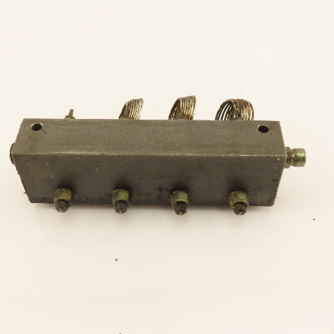 18 Multi Port Steel Block Hydraulic Manifold 3/8" Main Port  5/16" Secondary