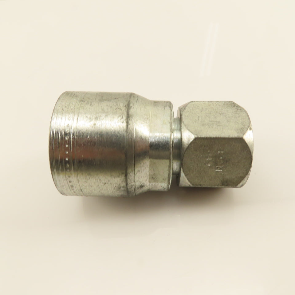 Eaton 1AA16FJ16 Hydraulic Crimp Straight Fitting (-16 ) Hose x 1-5/16 JIC Swivel