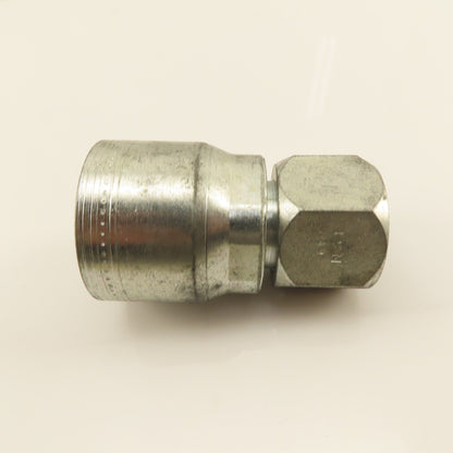 Eaton 1AA16FJ16 Hydraulic Crimp Straight Fitting (-16 ) Hose x 1-5/16 JIC Swivel