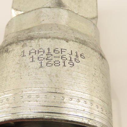 Eaton 1AA16FJ16 Hydraulic Crimp Straight Fitting (-16 ) Hose x 1-5/16 JIC Swivel