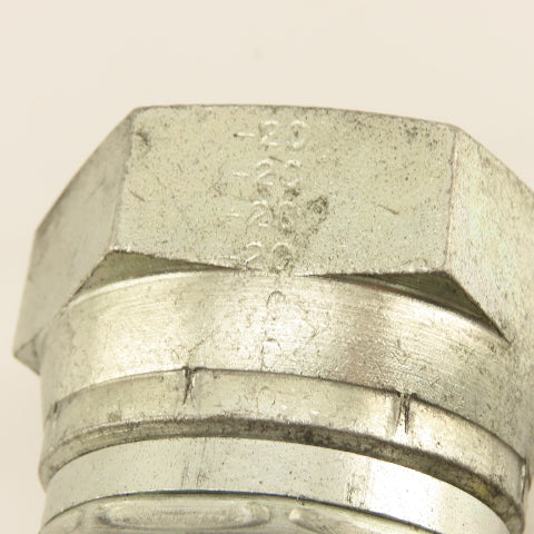 Eaton 1AA20FJ20 Hydraulic Crimp Straight Fitting (-20 ) Hose x 1-1/4" JIC Swivel