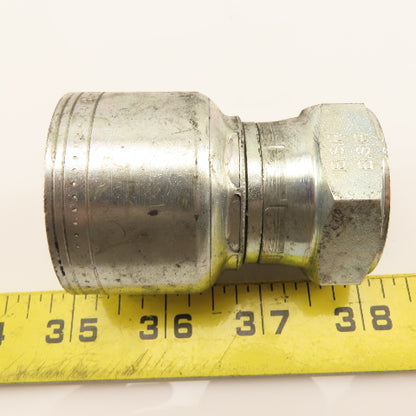Eaton 1-5/16"-11 Female Swivel BSP Inverted Flare (-16) Hose Straight Fitting