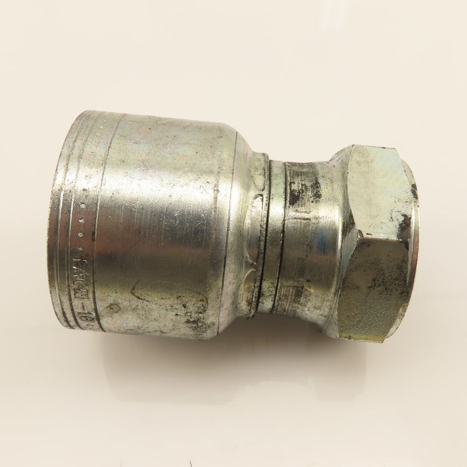 Eaton 1-5/16"-11 Female Swivel BSP Inverted Flare (-16) Hose Straight Fitting