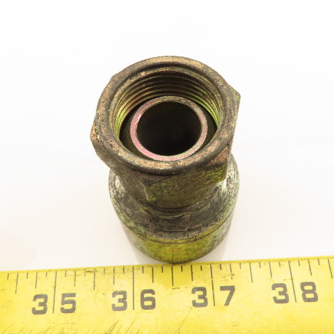 Eaton 3/4-14 Female Swivel BSP Inverted Flare (-12) Hose Straight Fitting