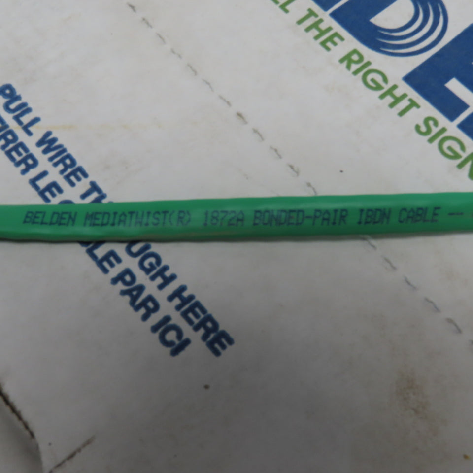 Belden 1872A 005A1000 23 AWG Cat 6 Horizontal Bonded Pair 4 Pair Cable 320'