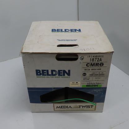Belden 1872A 005A1000 23 AWG Cat 6 Horizontal Bonded Pair 4 Pair Cable 320'