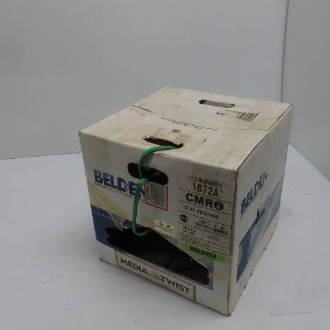 Belden 1872A 005A1000 23 AWG Cat 6 Horizontal Bonded Pair 4 Pair Cable 454'