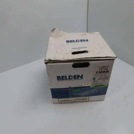 Belden 1872A 005A1000 23 AWG Cat 6 Horizontal Bonded Pair 4 Pair Cable 1000'