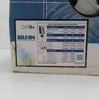 Belden 1872A 002A1000 23 AWG 4 Pair Cat 6 Bonded Pair Communications Cable 184'