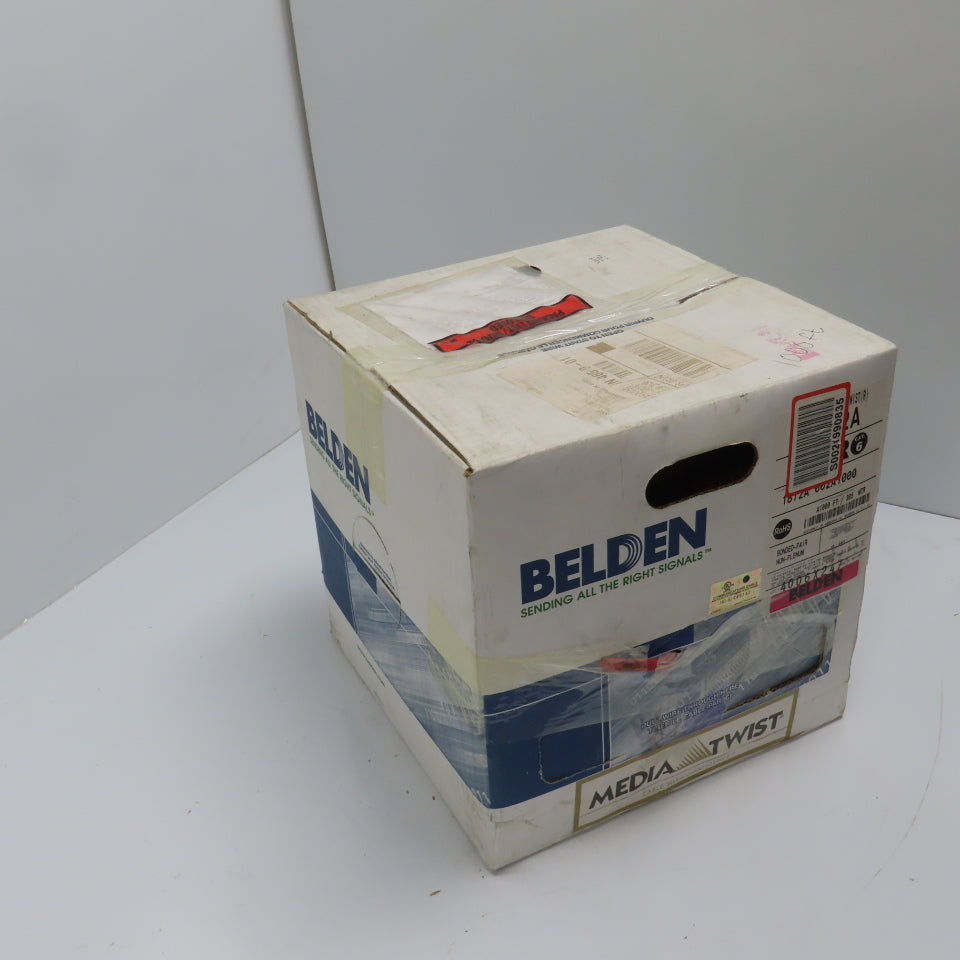 Belden 1872A 002A1000 23 AWG 4 Pair Cat 6 Bonded Pair Communications Cable 1000'
