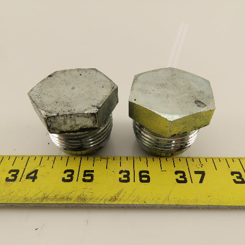 Eaton (-16) 1-5/16-12 Male Thread Solid JIC Flare Plug Lot Of 2