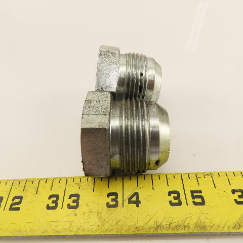 Eaton (-16) 1-5/16-12 Male Thread Solid JIC Flare Plug Lot Of 2